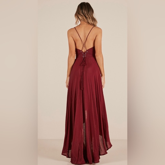 MAKE YOU SMILE DRESS IN WINE - Picture 6 of 8